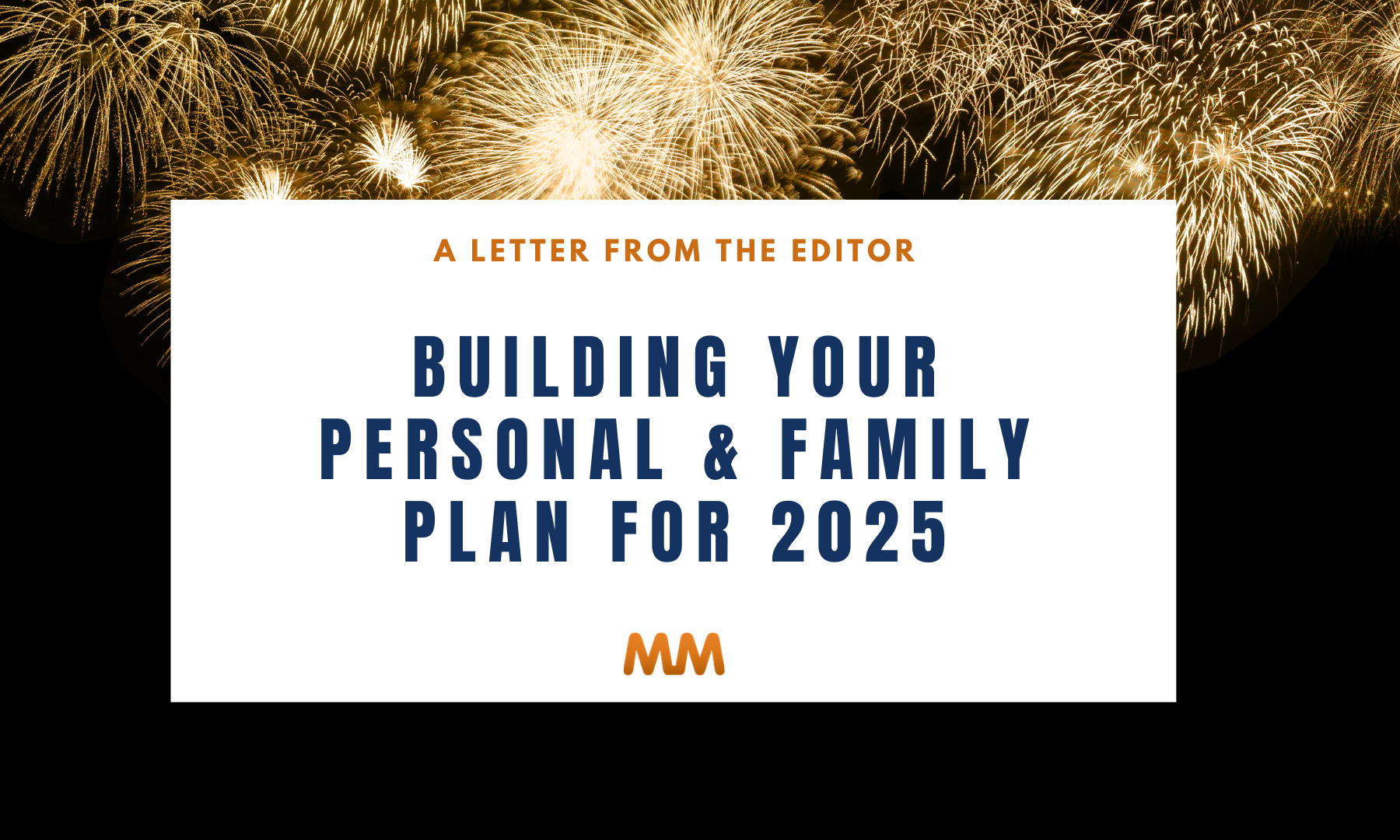 Inspired By The Prophet: Building Your Personal And Family Plan For 2025