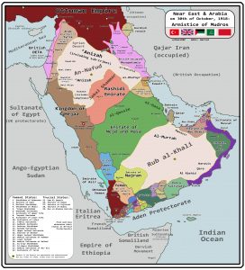 Arabia in 1918