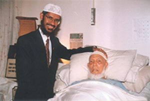 Dr Zakir Naik with Ahmed Deedat