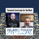Taraweeh Livestream for the blind. Islam By Touch. Image captured from the Islam by touch facebook page, featuring Imam Shpendim on right and Nadir Thabata on left.