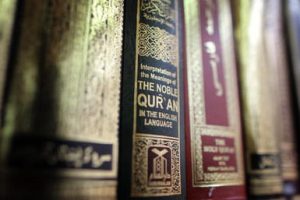 Quran on a shelf