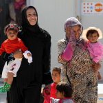 Refugee women from Syria