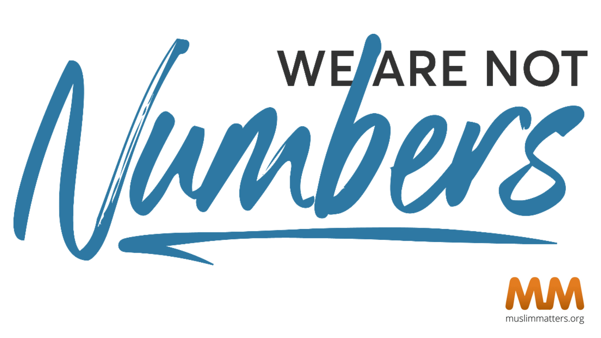 We are not numbers x MM logo