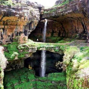 Baatara Gorge Waterfall, Tannourine, Lebanon