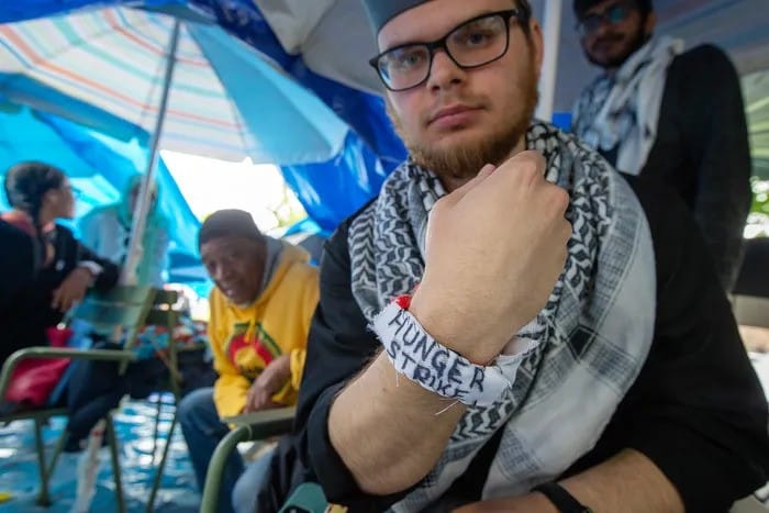 David Chmielewski, Princeton University hunger striker