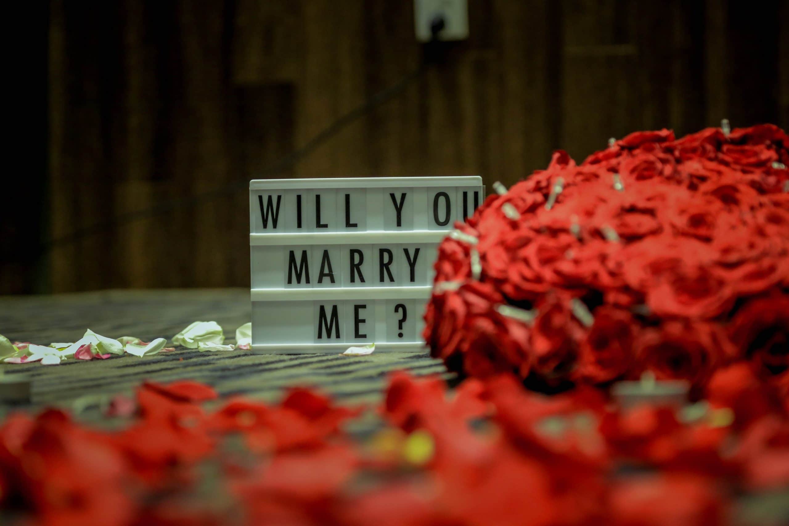 will you marry me?