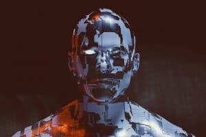 Humanoid robot face