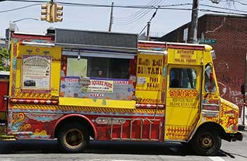 Mexican food truck.